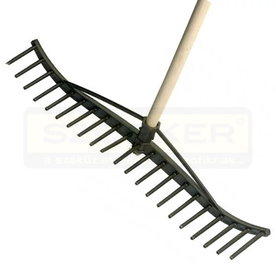 GEREBLYE BEGYŰJTŐ 52cm 21FOGÚ MŰANYAG FEKETE NYELEZETT IMPORT