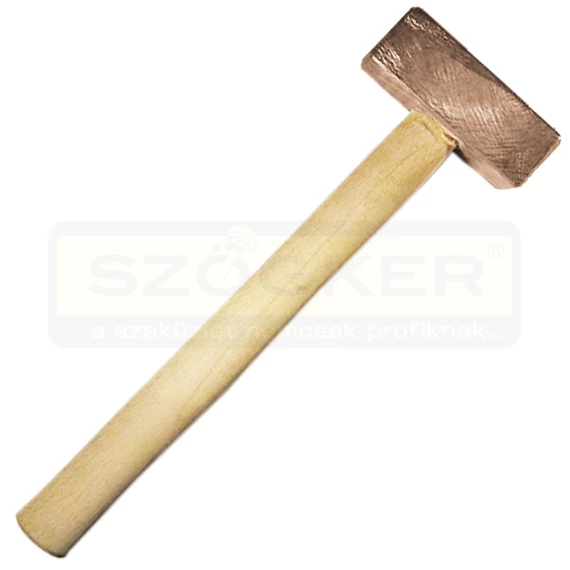BRONZ KALAPÁCS 0.5KG NYELEZETT 30*30mm MAGYAR