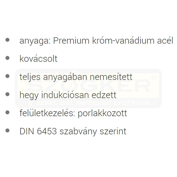UNIOR 604267 HIDEGVÁGÓ LAPOS 100mm 660/6 KÉK-FESTETT