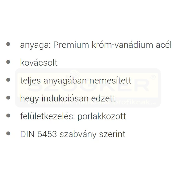 UNIOR 608484 HIDEGVÁGÓ LAPOS 250mm 660/6HS KÉK-FESTETT KÉZVÉDŐVEL