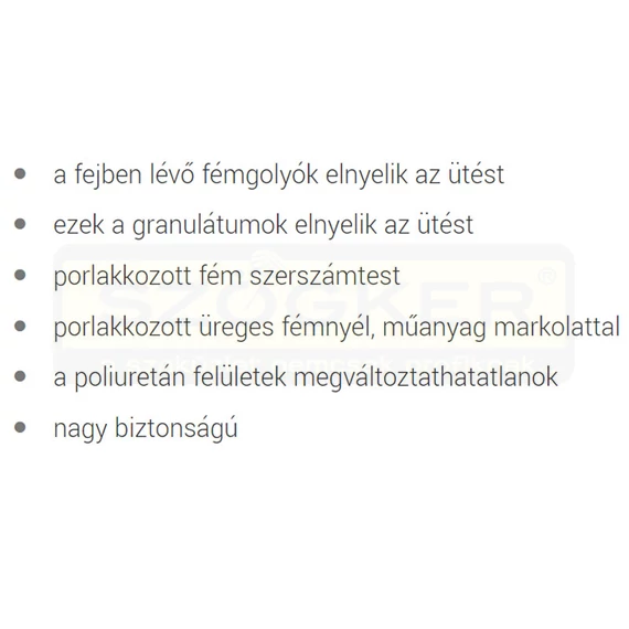 UNIOR 615034 KALAPÁCS ÜTÉSELNYELŐ D45 819A/950 KÉK