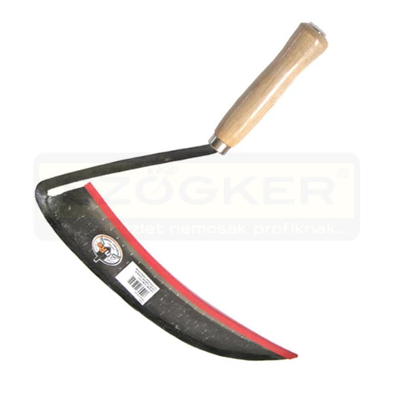 FŰKASZA KÉZI 360 mm FA NYÉLLEL, KOVÁCSOLT IMPORT 14114