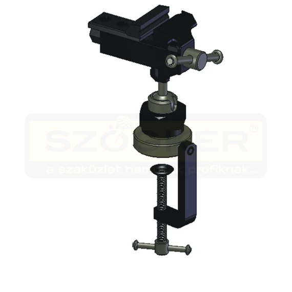 SATU GÖMBCSUKLÓS 45mm GYORSCSAVAR RÖGZÍTÉSSEL FEKETE YORK-MINOR KUS