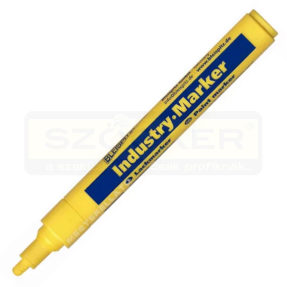 IPARI JELÖLŐ 4mm 8ML SÁRGA SZELEPES MINDEN FELÜLETRE, BLEISPITZ 020811-0113 No.0525