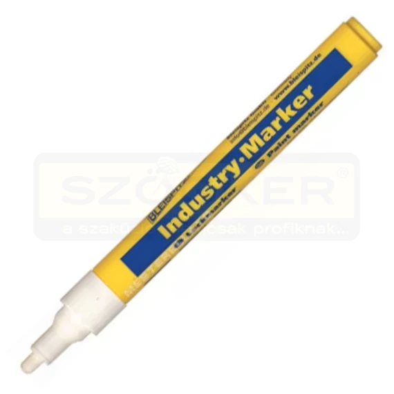 IPARI JELÖLŐ 4mm 8ML FEHÉR SZELEPES MINDEN FELÜLETRE BLEISPITZ 020811-0148