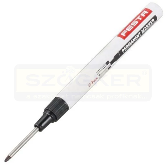 IPARI JELÖLŐ D3*30mm FEKETE FURAT JELÖLÉSHEZ FÉM,FA KŐ FESTA FE13246F