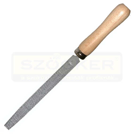 RÁSPOLY FÉLKEREK 200mm-1 NYELEZETT (ELŐ DURVA) IMPORT