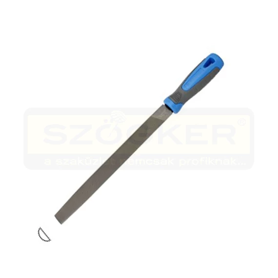 UNIOR 613003 MŰHELYRESZELŐ FÉLKEREK 250mm-1 761HB (ELŐ DURVA) NYELEZETT