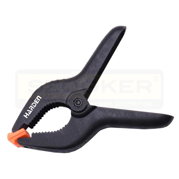 KÉZI RUGÓS SZOR. CSIPESZ 45mm MŰANYAG 6db/csom, HARDEN HD-600354