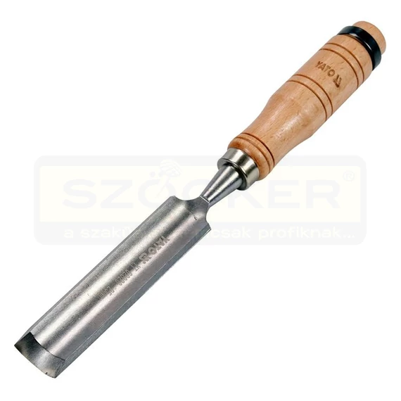YATO 62826 FAVÉSŐ 25mm ÍVES-HOLKER ALAKÚ FA NYÉLLEL