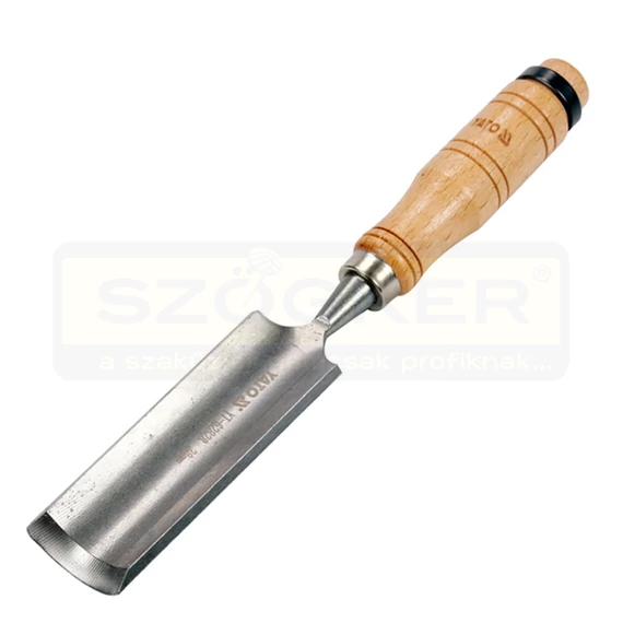YATO 62828 FAVÉSŐ 38mm ÍVES-HOLKER ALAKÚ FA NYÉLLEL