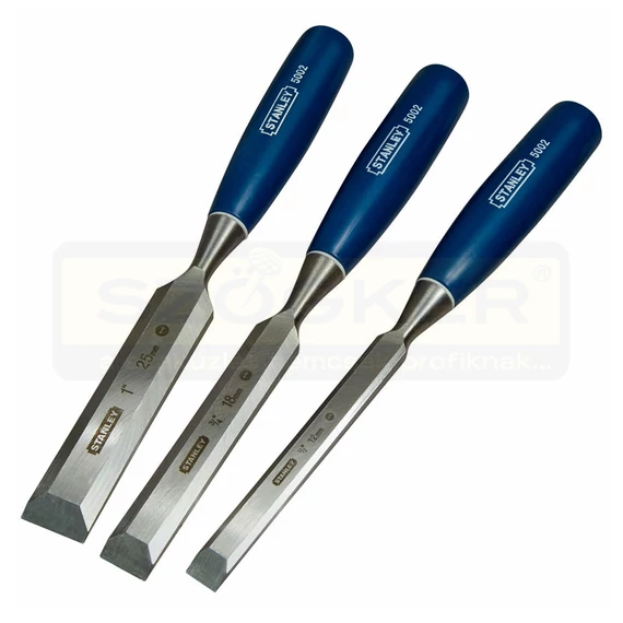 STANLEY 016128 FAVÉSŐ KÉSZLET 3db-os MŰANYAG NYÉL - 12,18,25mm