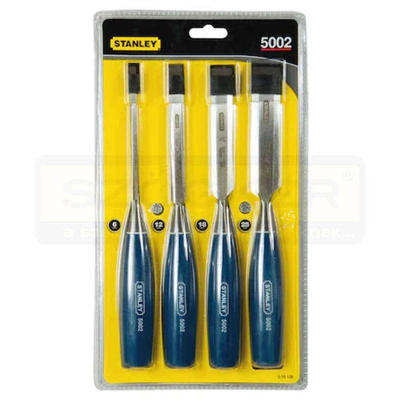 STANLEY 016129 FAVÉSŐ KÉSZLET 4db-os MŰANYAG NYÉL - 6,12,18,25mm