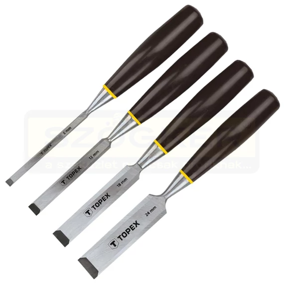 TOPEX 09A310 FAVÉSŐ KÉSZLET 4db-os PROFI 6,12,18,24mm