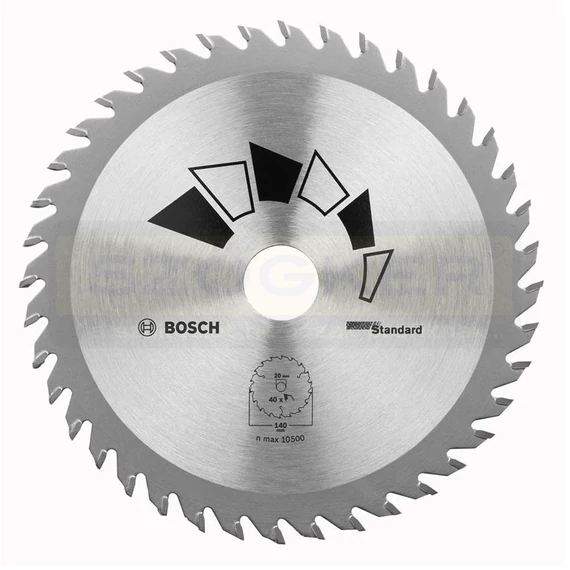 BOSCH 2609256821 KÖRFŰRÉSZTÁRCSA D190*30/40 FOG FÁHOZ STANDARD  GT WO H
