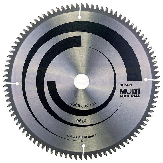 BOSCH 2608640453 KÖRFŰRÉSZTÁRCSA D305*30/96F. FA,ÉPANYAG,MŰAG. MULTIMATERIAL