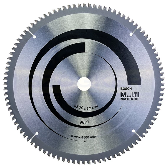 BOSCH 2608640770 KÖRFŰRÉSZTÁRCSA D350*30/96F. FA,ÉPANYAG,MŰAG. MULTIMATERIAL