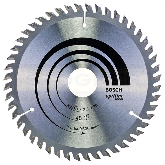 BOSCH 2608641175 KÖRFŰRÉSZTÁRCSA D165*30/20/48F FÁHOZ STANDARD OPTILINE WOOD