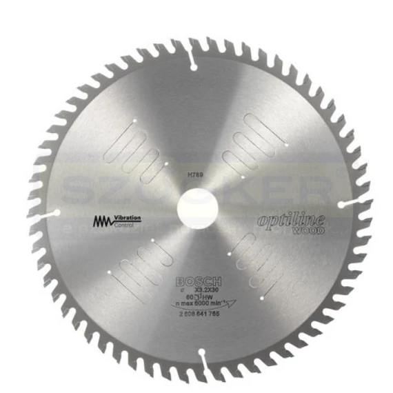 BOSCH 2608641768 KÖRFŰRÉSZTÁRCSA D305*30/60F. FÁHOZ STANDARD OPTILINE WOOD