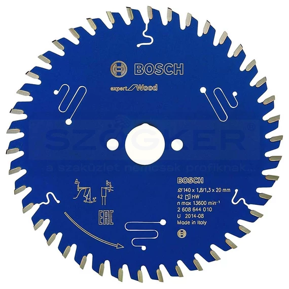 BOSCH 2608644010 KÖRFŰRÉSZTÁRCSA D140*20/42F. FÁHOZ EXPERT