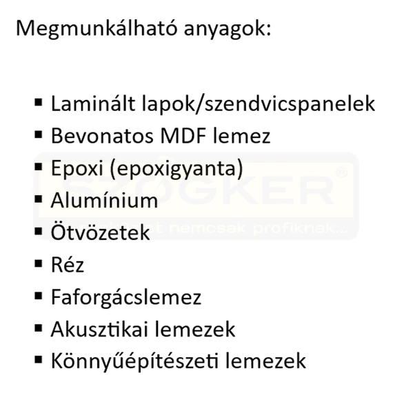 BOSCH 2608644113 KÖRFŰRÉSZTÁRCSA D260*30/80F. ALUMÍNIUMHOZ