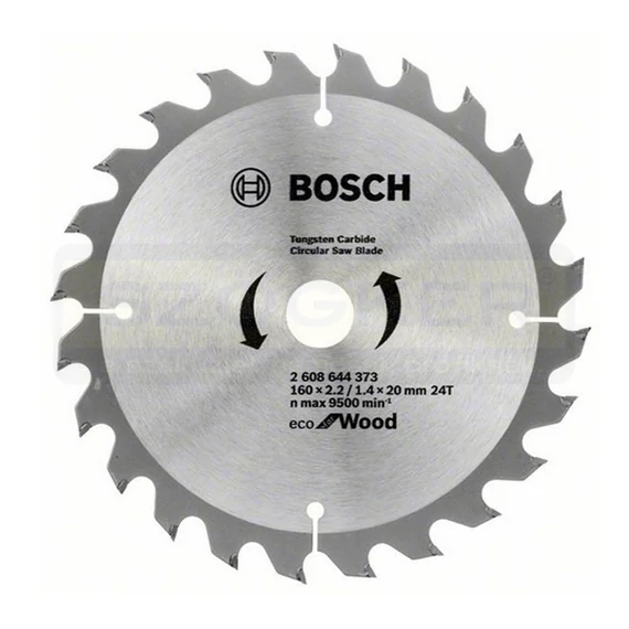 BOSCH 2608644373 KÖRFŰRÉSZTÁRCSA D160*20/24F. FÁHOZ STANDARD ECO