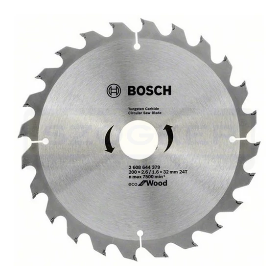 BOSCH 2608644379 KÖRFŰRÉSZTÁRCSA D200*32/24F. FÁHOZ STANDARD ECO