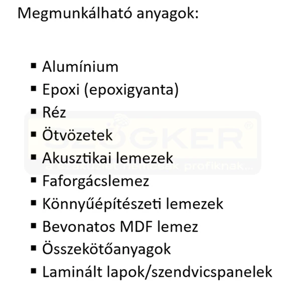 BOSCH 2608644389 KÖRFŰRÉSZTÁRCSA D190*30/54F. ALUMÍNIUMHOZ ECO