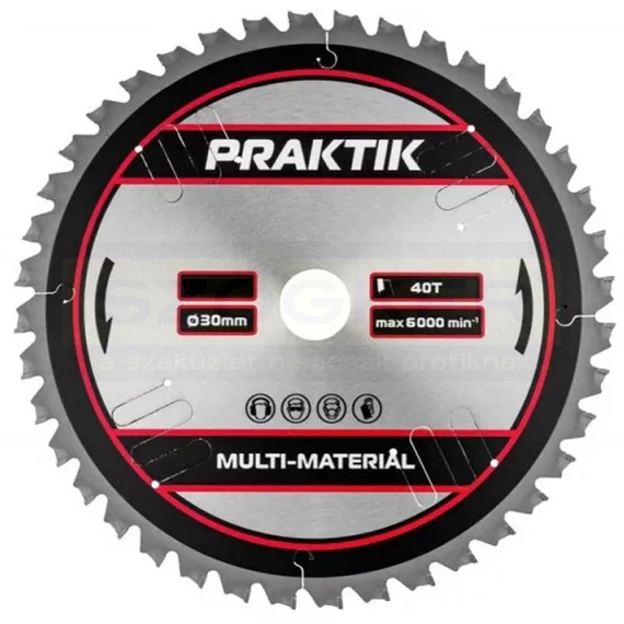 KÖRFŰRÉSZTÁRCSA D165*30/40F. PRAKTIK 62414P1072