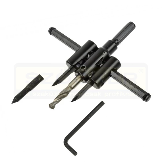 GEKO G30005 KÖRKIVÁGÓ GIPSZKARTONHOZ 30-120mm KÖRZŐS TIPUS