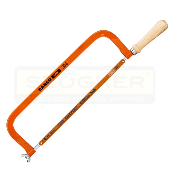BAHCO 304 KÉZI FÉMFŰRÉSZ 300mm FA MARKOLATTAL+FŰRÉSZLAP
