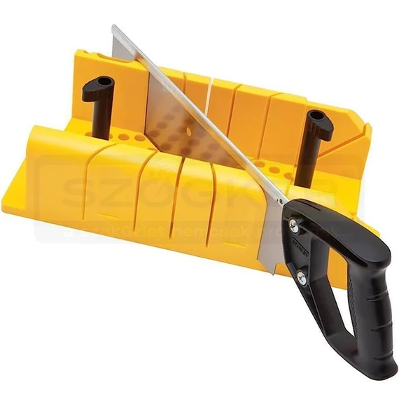 STANLEY 120600 GÉRLÁDA+ILLESZTŐFŰRÉSZ 350mm MŰANYAG-SÁRGA