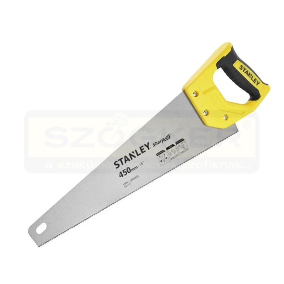 STANLEY STHT203701 RÓKAFARKÚ FŰRÉSZ 450mm SHARPCUT 11TPI FINOM VÁGÁS