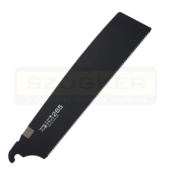 FŰRÉSZLAP 265mm/16FOG/COL FŰRÉSZ PÓTLAP FEKETE TAJIMA GNB-265FBP/-1
