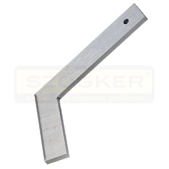 SZÖGVONALZÓ LAKATOS ACÉL SIMA 250/160mm, 135° SZALKAI