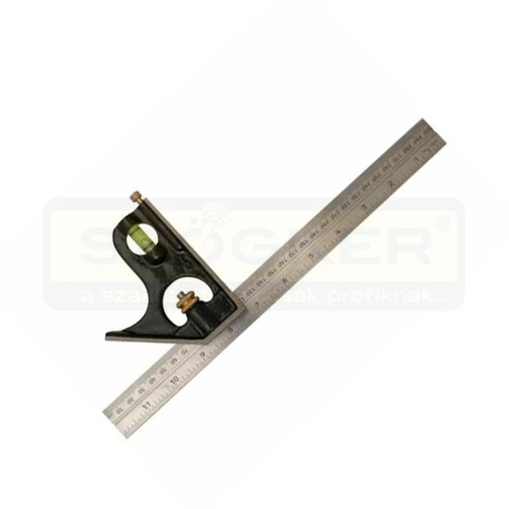 STANLEY 046151 DERÉKSZÖG KOMBINÁLT 300mm +LIBELLA
