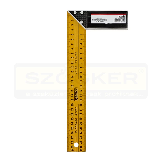 DERÉKSZÖG ASZTALOS 300/260mm ALU TALPPAL KWB 49066390
