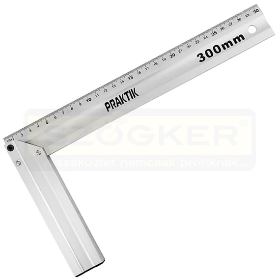DERÉKSZÖG ALU 300mm PRAKTIK P248