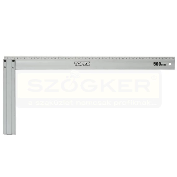 TOPEX 30C365 DERÉKSZÖG ALU 500mm NATÚR-ELOX