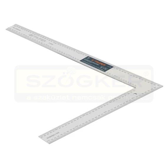 TRUPER E-16X24 ÁCSDERÉKSZÖG ROZSDAMENTES 14384, 406/601mm COL/CM