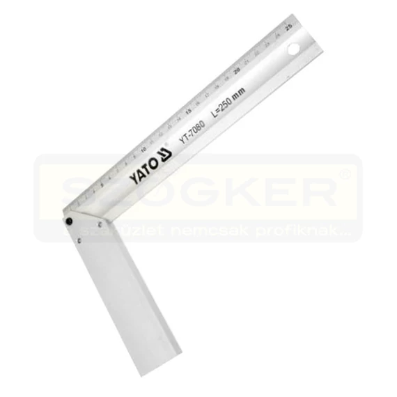 YATO 7080 DERÉKSZÖG ASZTALOS 250mm TALPAS ALUMÍNIUM