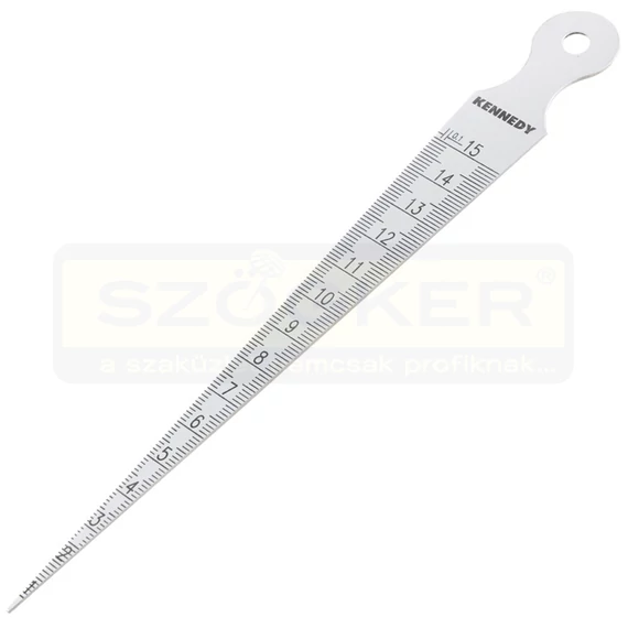 KENNEDY 518-1320K HÉZAGMÉRŐ 01-15mm FURATELLENŐRZŐ ÉK ALAKÚ
