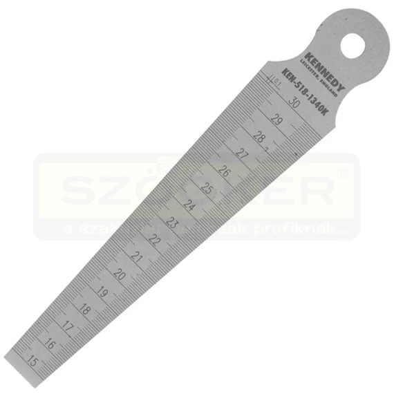 KENNEDY 518-1340K HÉZAGMÉRŐ 15-30mm FURATELLENŐRZŐ ÉK ALAKÚ