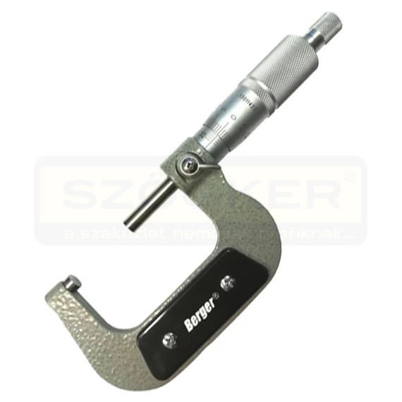 MIKROMÉTER KÜLSŐ 75-100mm/0.01 MÉLYSÉGMÉRŐVEL BERGER 020702-0004