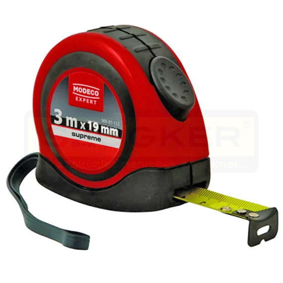 MODECO 81133 MÉRŐSZALAG 03M/16mm PIROS-FEKETE