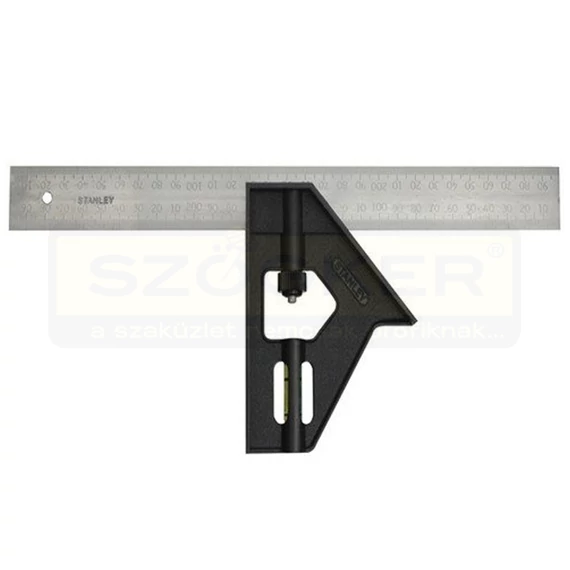 STANLEY 246017 PÁRHUZAM VONALZÓ 300mm MŰANYAG DERÉKSZÖGKÉNT IS HASZNÁLHATÓ