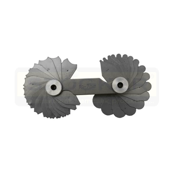 RÁDIUSZ SABLON KÜLSŐ-BELSŐ 15,5-25mm/30DB-OS Z-TOOLS 020811-0182