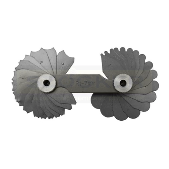 RÁDIUSZ SABLON KÜLSŐ-BELSŐ 7,5-15mm/32DB-OS Z-TOOLS 020811-0181