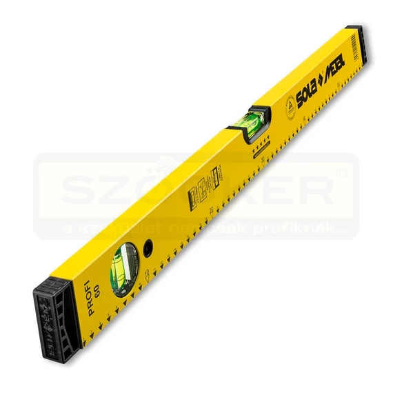 SOLA SM PROFI 50 VÍZMÉRTÉK 500mm PROFI SÁRGA KÉT LIBELLÁVAL STANDARD KIV.