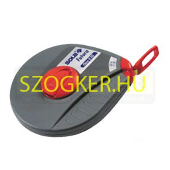 MÉRŐSZALAG 10M/13mm ÜVEGSZÁLAS SZÜRKE ZÁRT TOKKAL SOLA-FUTURA FT10